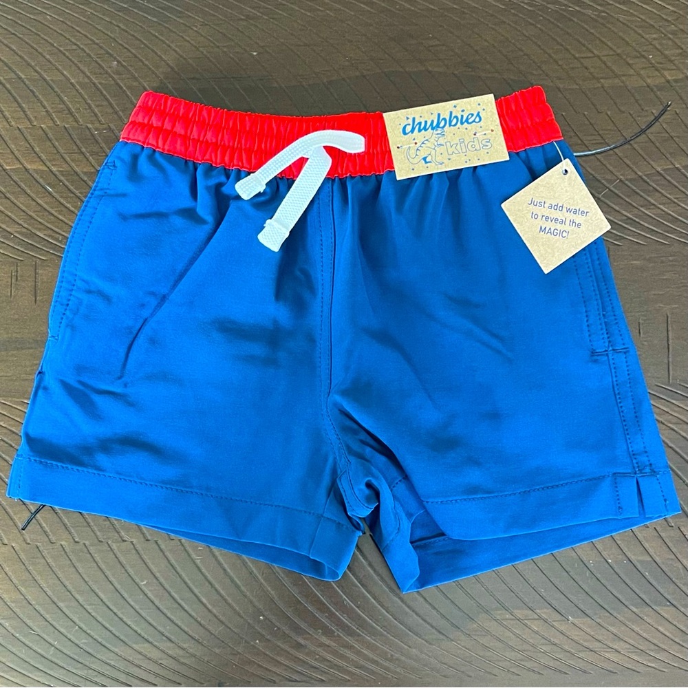 SOLD BRAND NEW!! Boys Chubbies MAGIC Swim Trunks Size 2T